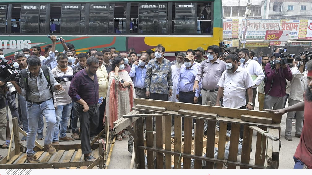 গুলিস্তান–সদরঘাট সড়ক হকারমুক্ত রাখার ঘোষণা, বসলে গ্রেপ্তারের হুঁশিয়ারি
